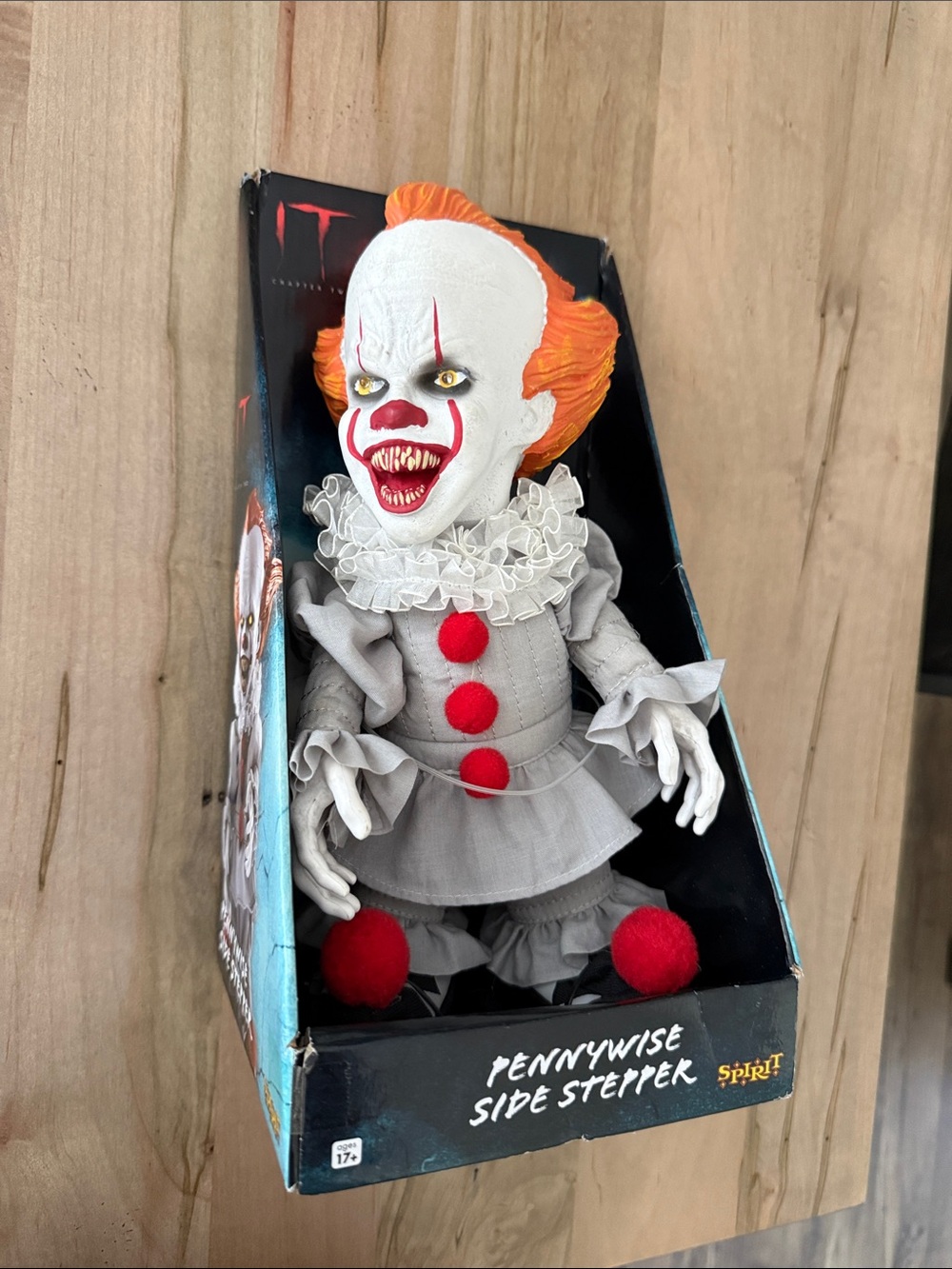 Spirit Pennywise Clown Doll - Gray, Orange & Red